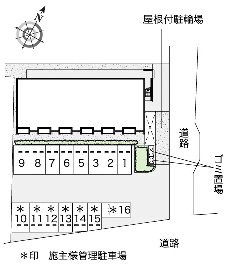 ★手数料０円★宝塚市安倉北　月極駐車場（LP）